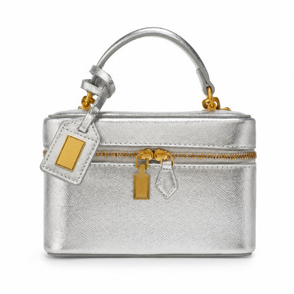 Gepolsterte Leder Handtasche