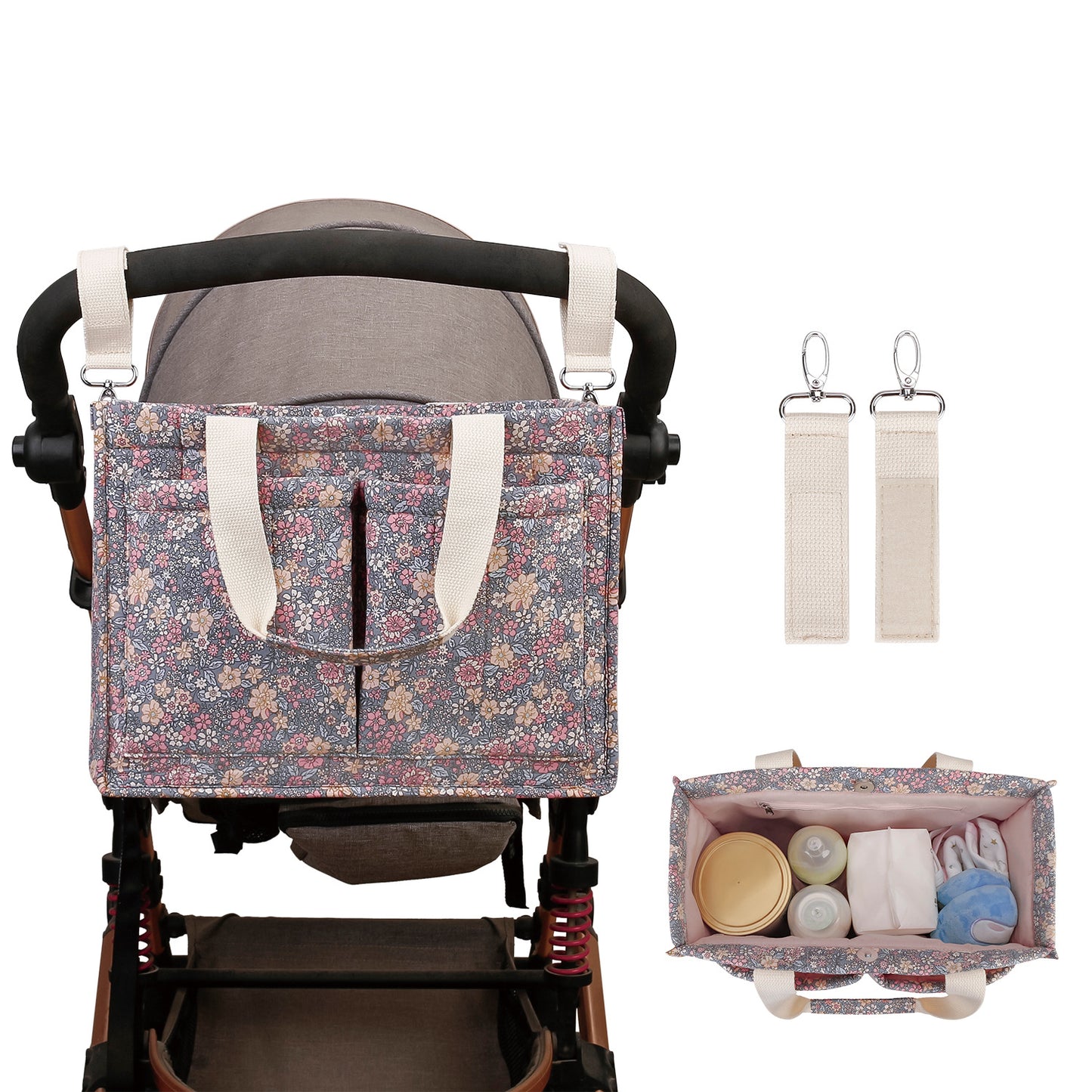 Blumenmuster Handtasche Brehn
