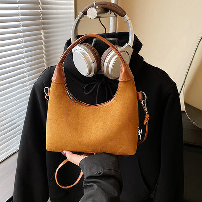 Elegante Plüsch-Handtasche