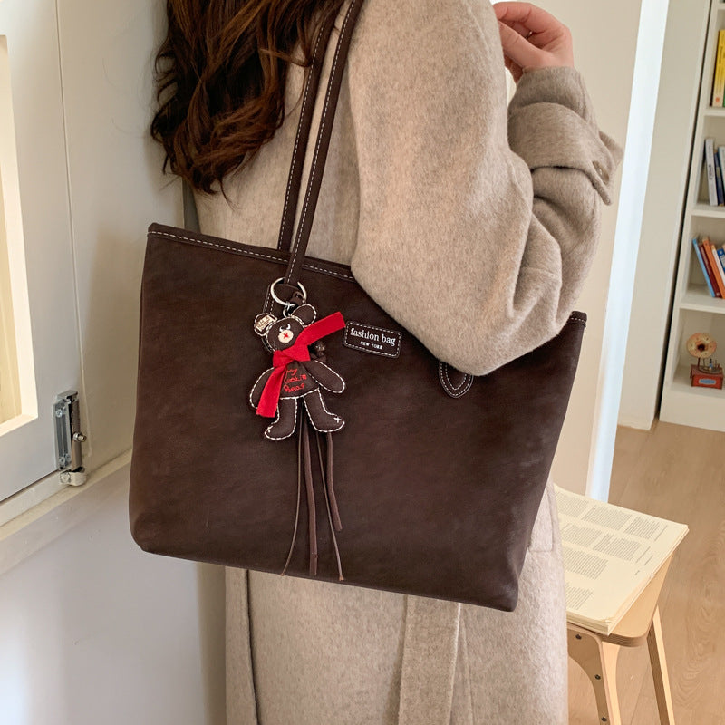 Elegante Kunstleder Tote Bag Brehn