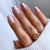 Glitzernde Press-On-Nageltips Set Brehn