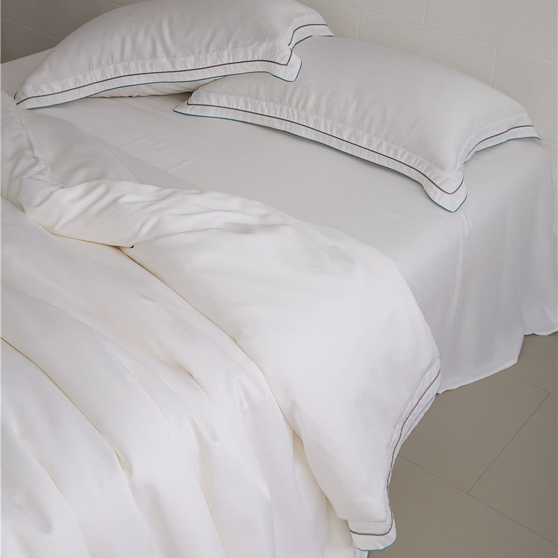 Luxuriöses glattes Satin-Bettwäsche-Set
