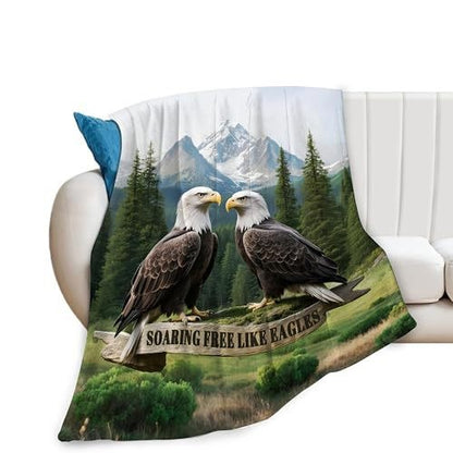 Spaßige tropische Ananas-Motiv Fleece-Wurfdecke