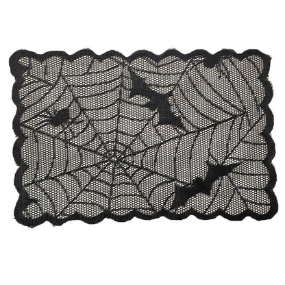 Dekorative Spinnennetz Tischdecke