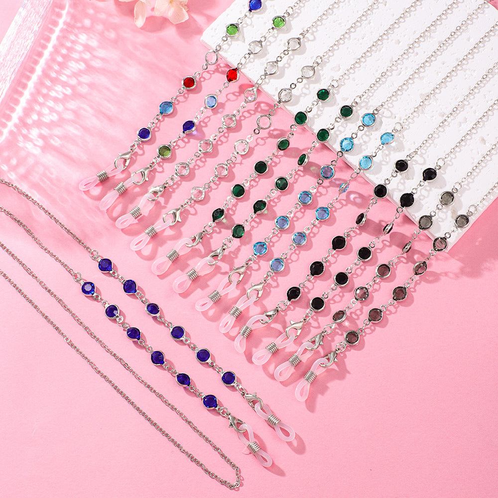 Künstlerische Perlen Brillen Kette Brehn