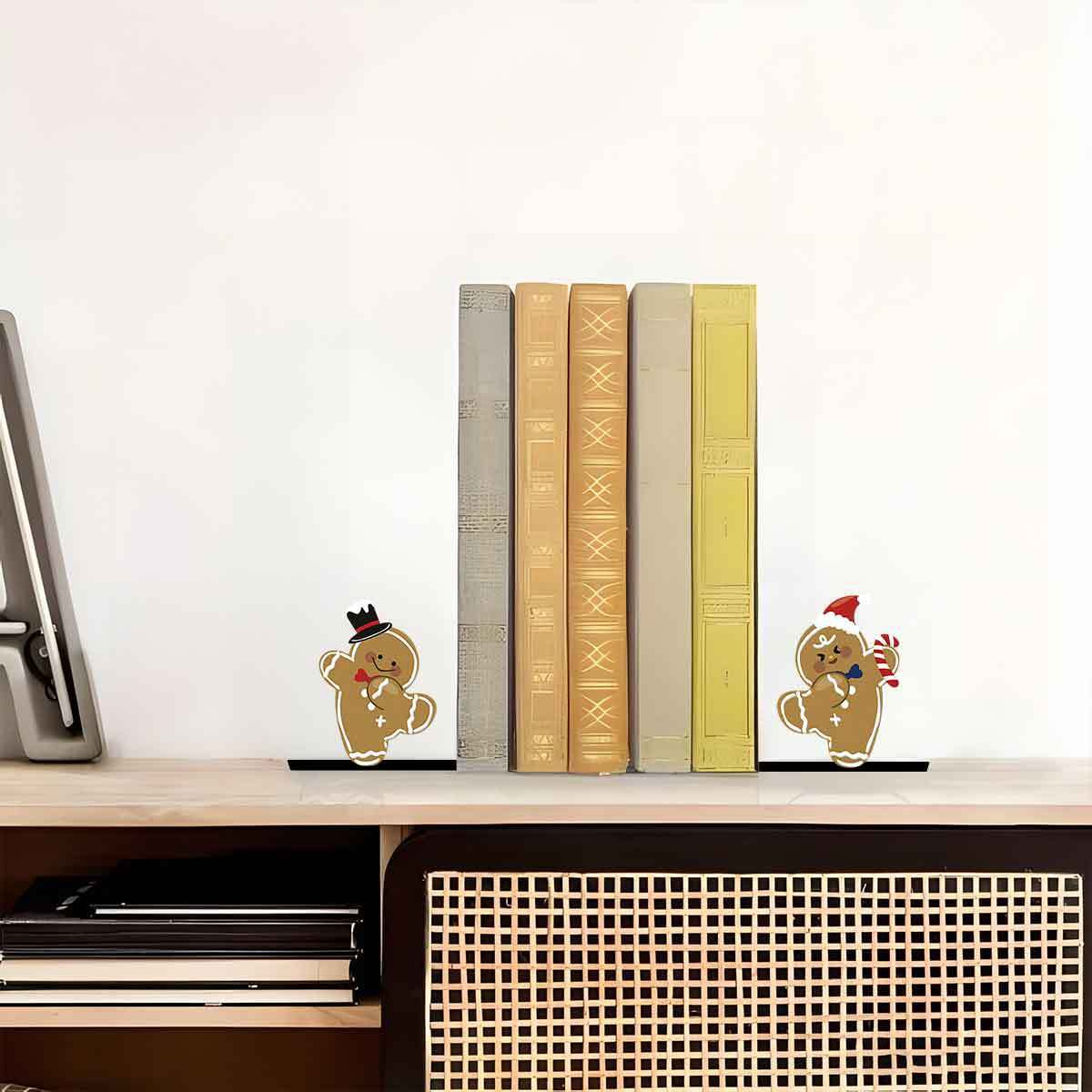 Lebkuchen-Themen-Bücherstützen