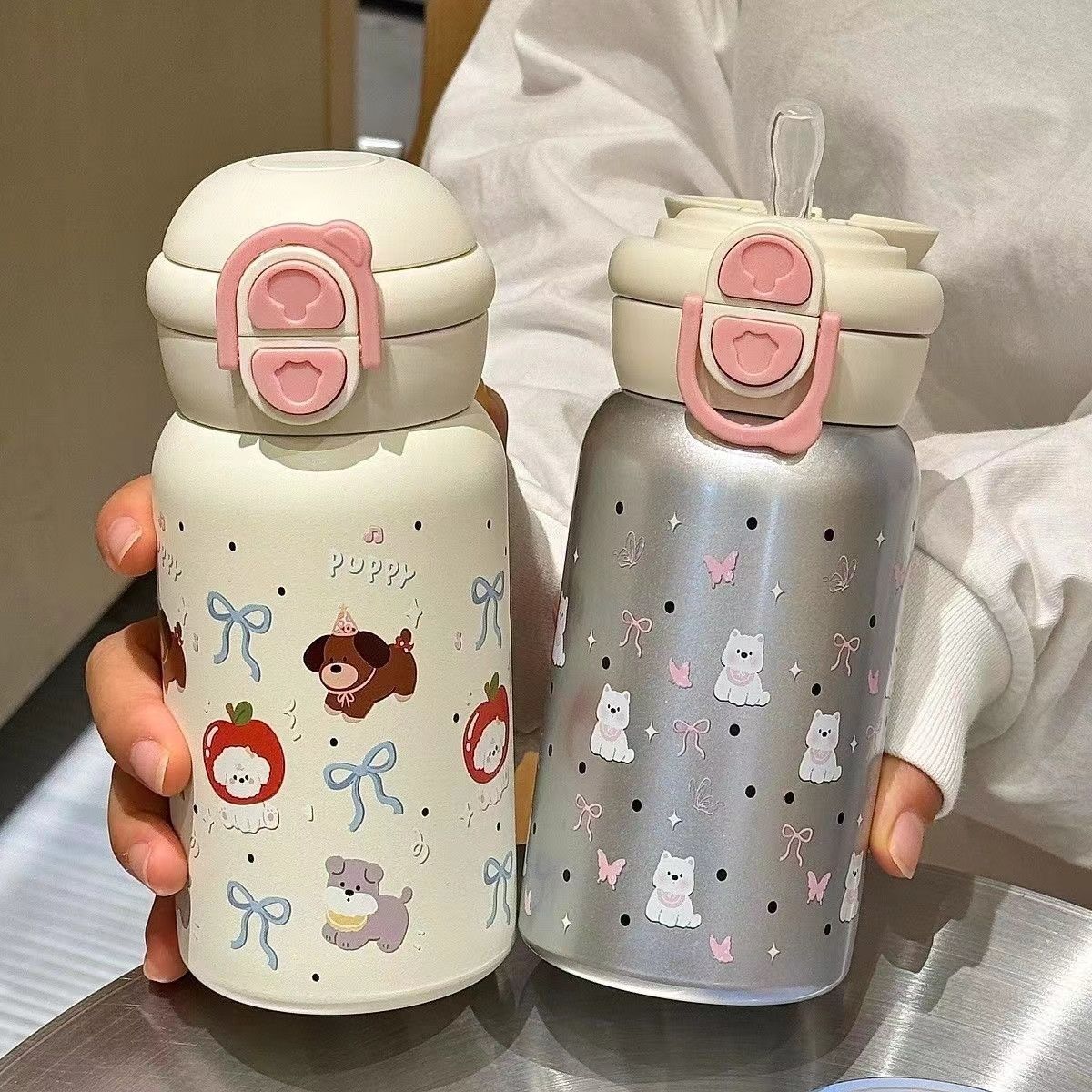 Damen kreative Trinkflasche mit sicheren Verschlussmechanismen Brehn