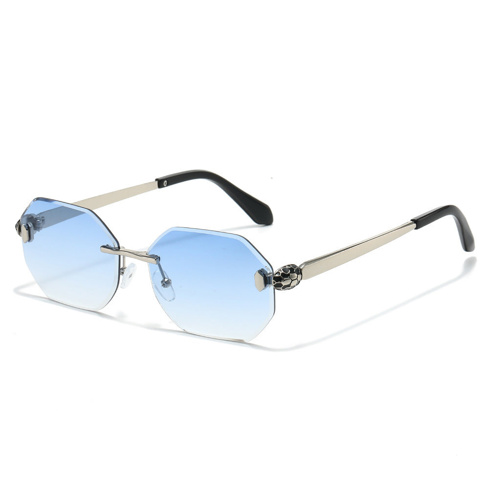 Avant-Garde Geometric Sonnenbrille Brehn