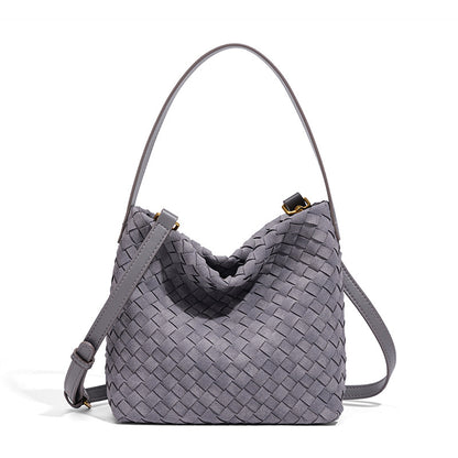 Texturierte vegane Leder-Crossbody-Tasche Brehn