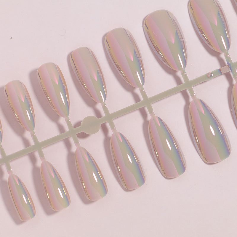 Iridescent Press-On Nail Tips Brehn