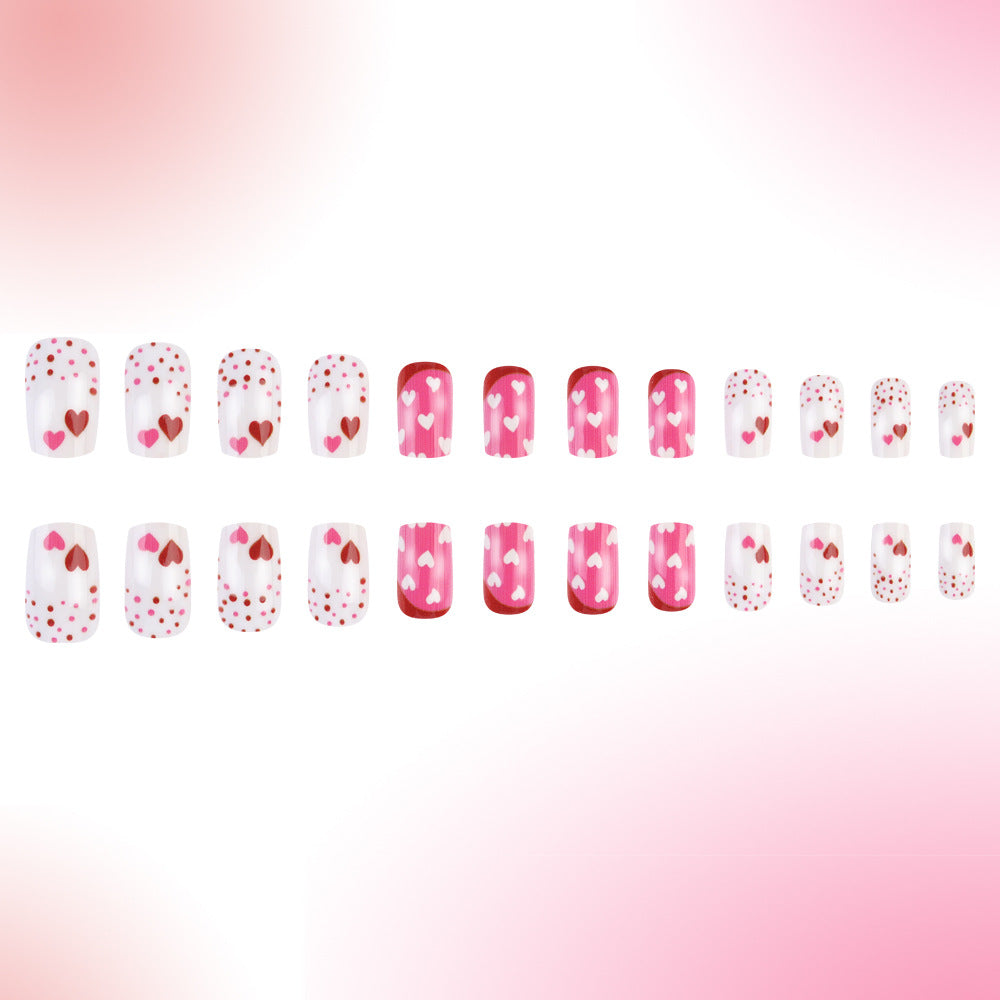 Herzmuster Press-On Nail Art Brehn