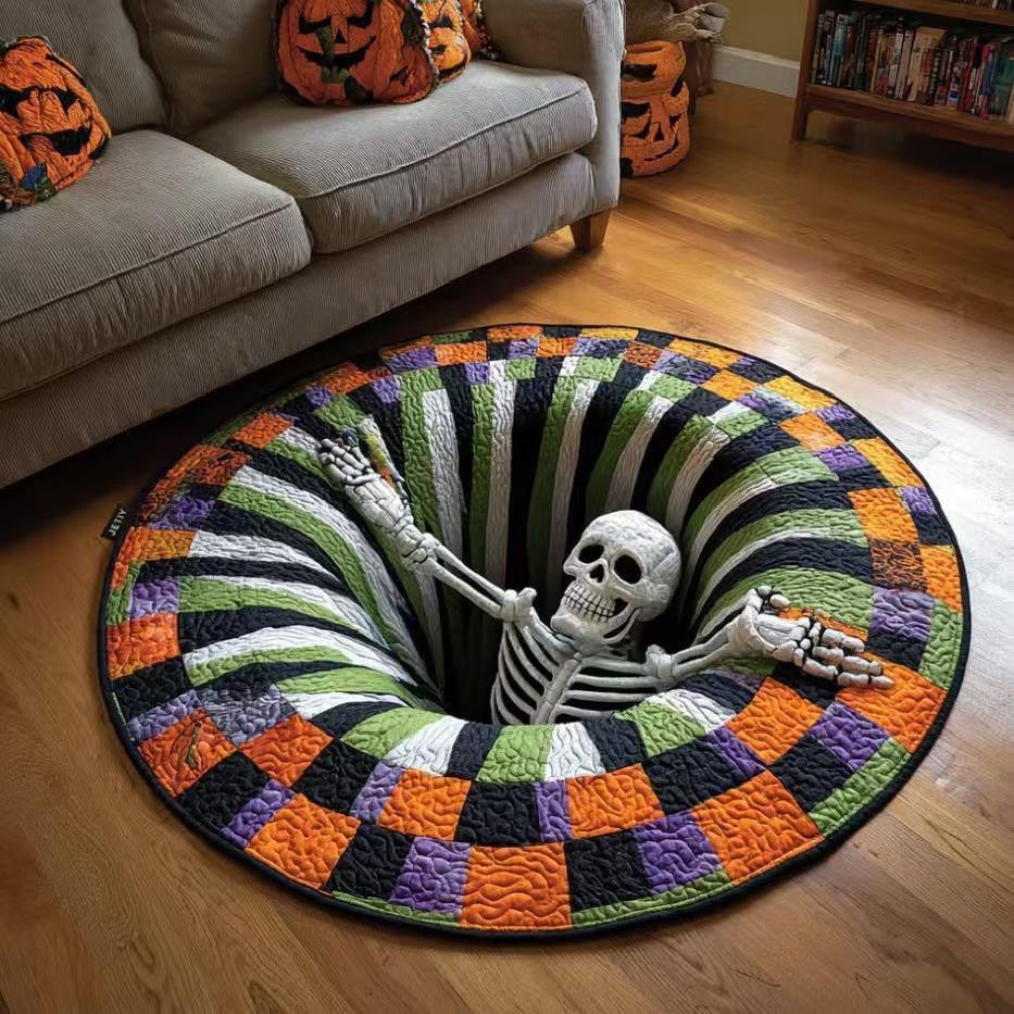 Halloween-Themen 3D-Optische Illusions-Teppich