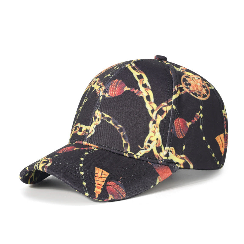 Damen Fashionable Künstlerischer Print Baseball Cap Brehn