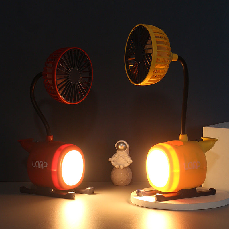 Damen multifunktionale USB-Tischlampe mit Ventilator Brehn