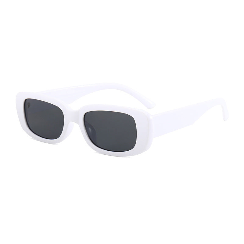 Damen modische Retro-Sonnenbrille mit rechteckigem Rahmen Brehn