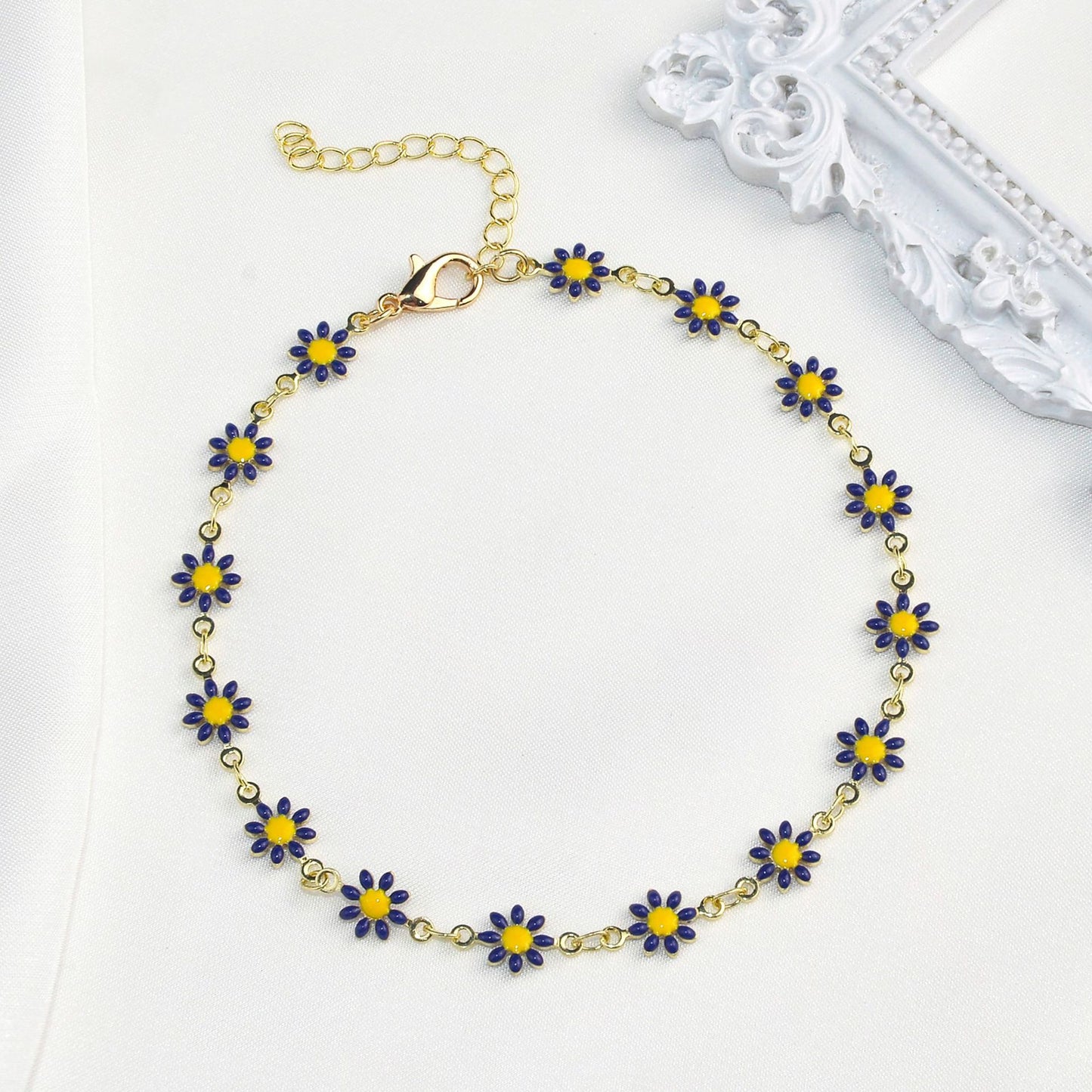 Buntes Floral Kettenarmband Brehn