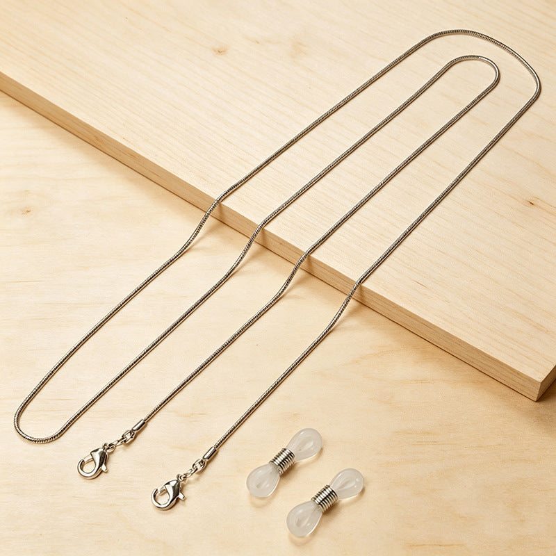 Verstellbare Metallische Sonnenbrillen Kette Brehn