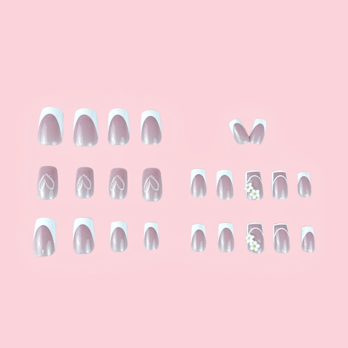 Dekoratives Aufklebe-Nageldesign Brehn