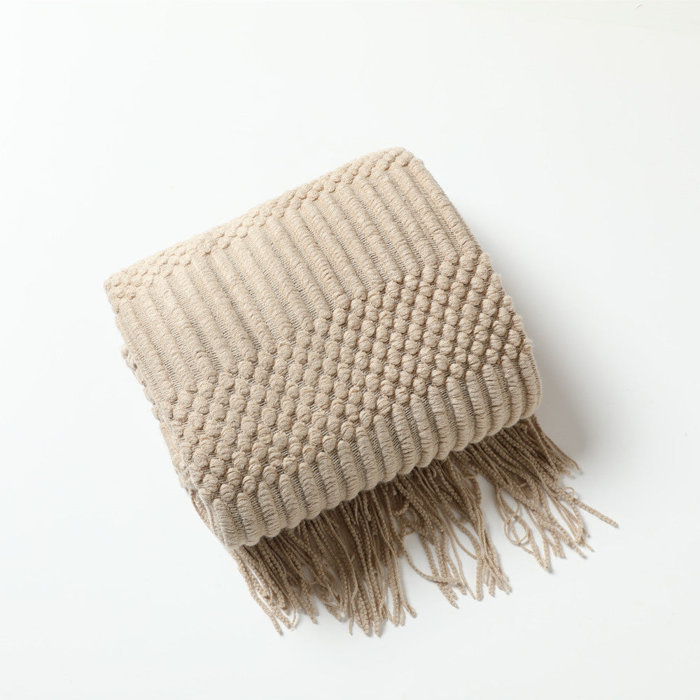 Stylische Texturierte Wurfdecke
