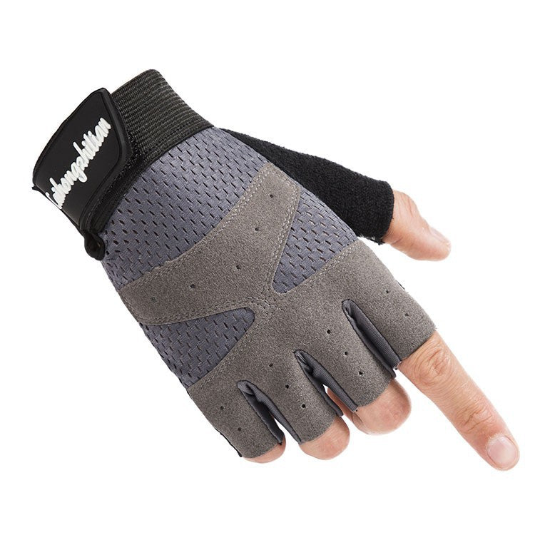 Damen Fitnesshandschuhe mit rutschfester Innenhand und atmungsaktivem Mesh Brehn