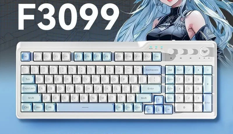 Kabellose RGB Gaming-Tastatur Brehn