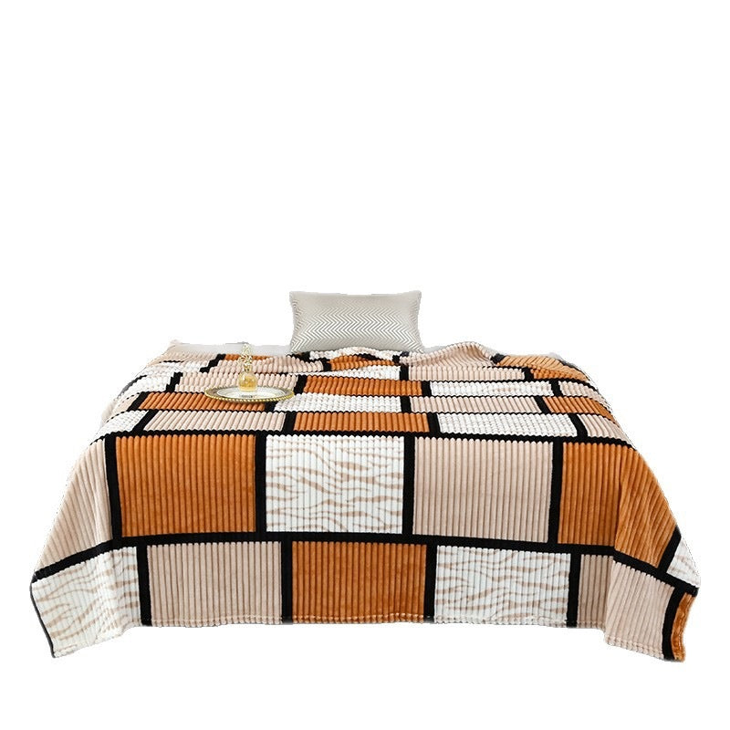Dekoratieve Fleece-Wurfdecke