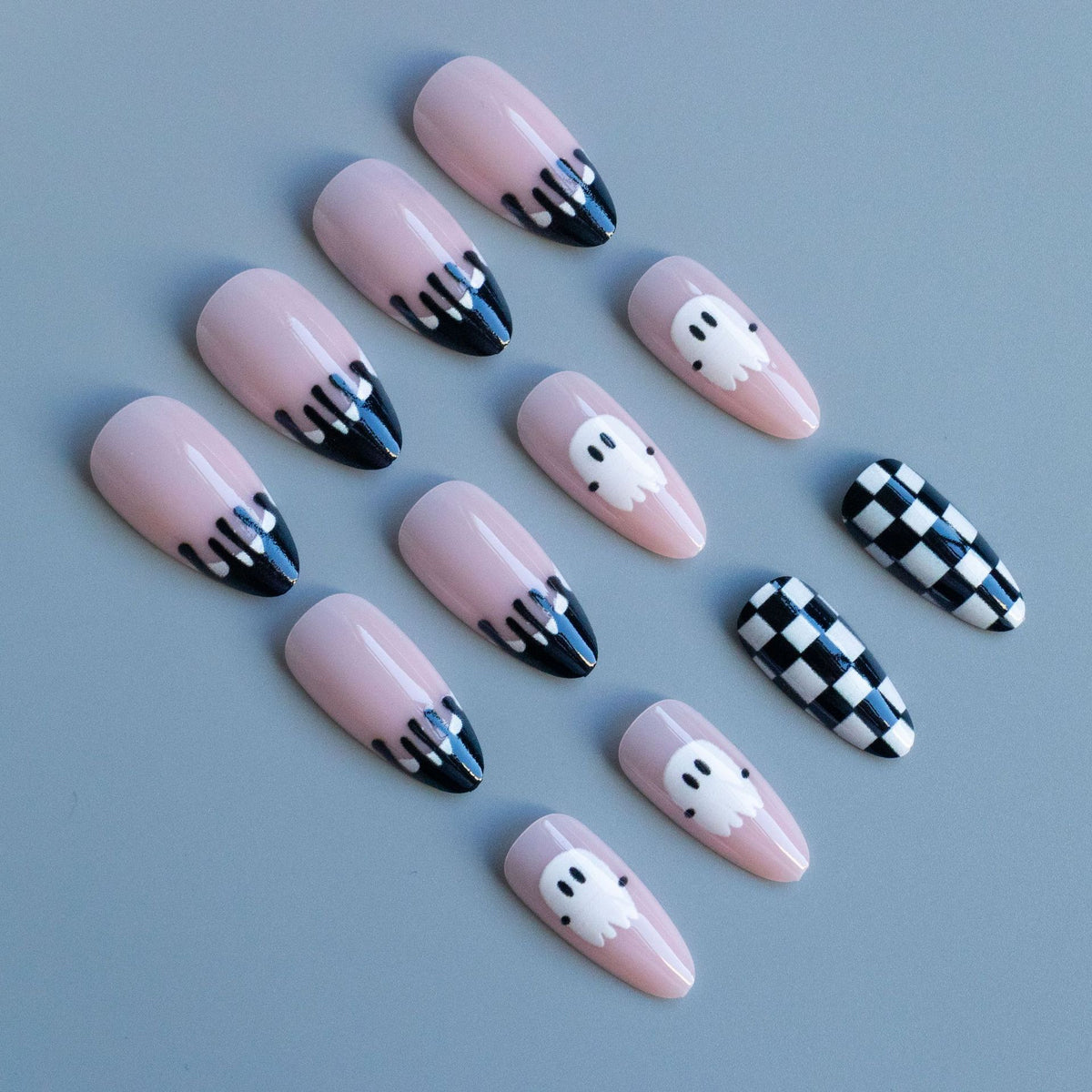 Kreatives Halloween-Themen Nagelkunst-Set