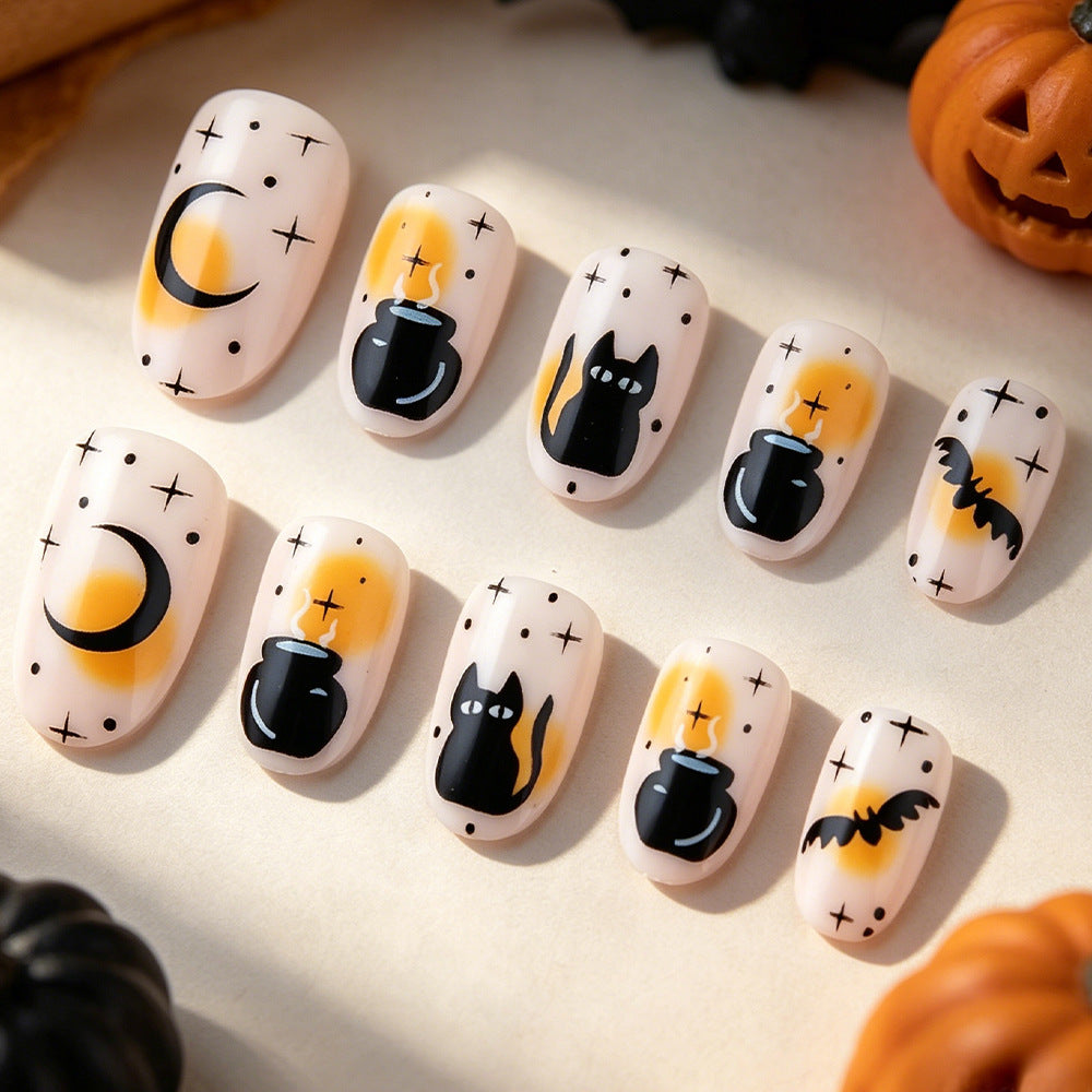 Halloween-Themen Nagelkunstdesign Brehn