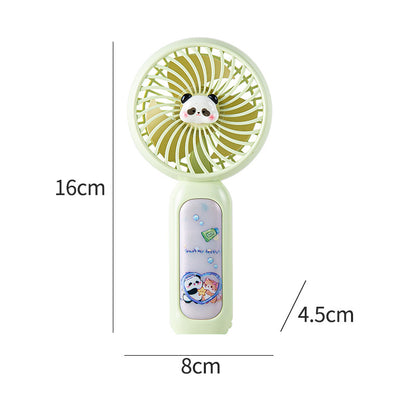 Damen Tragbarer Handventilator mit niedlichem Panda-Motiv Brehn