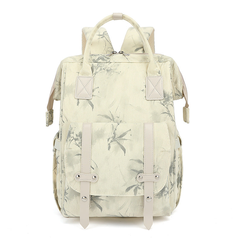 Stylischer Blumendruck Rucksack Brehn