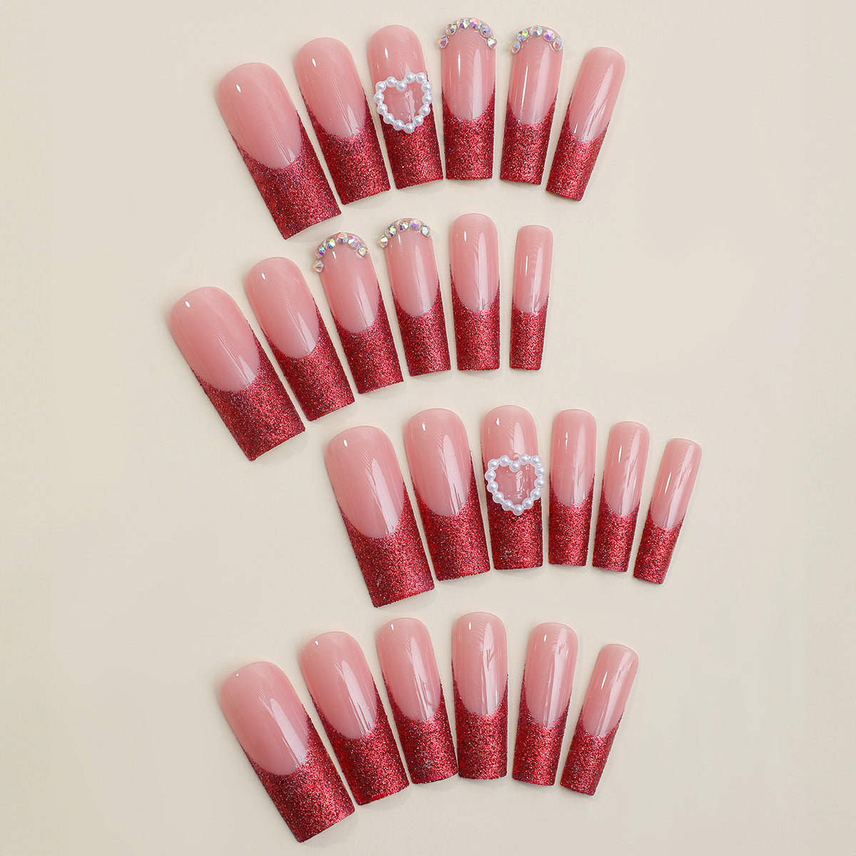 Glamouröse Glitzer-Nageln Brehn