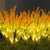 LED-beleuchtete realistische Weizengras-Gartenstecklichter dekorative Landschaftscluster Brehn