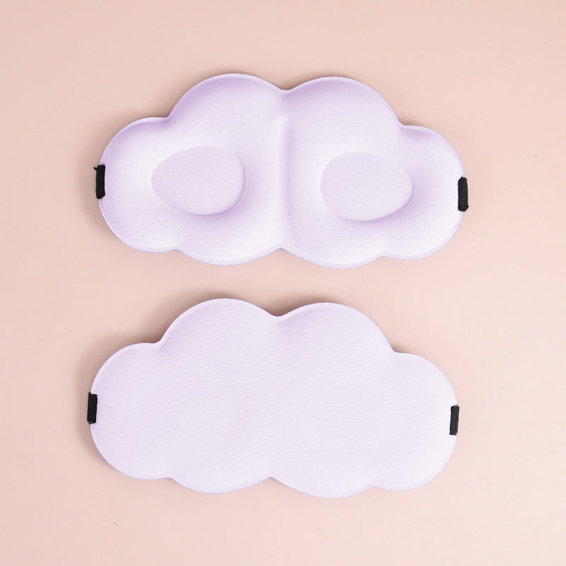 Damen nan niedliche Wolken Schlafmaske aus Memory-Schaum mit ergonomischer Polsterung und verstellbarem Elastikband Brehn