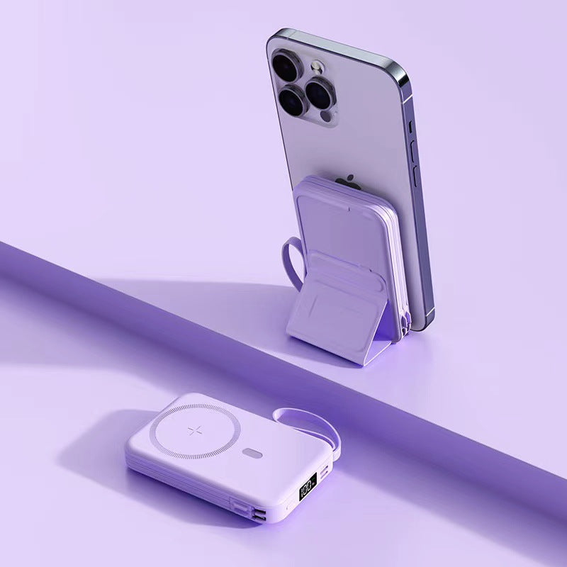 Tragbare Powerbank mit Magnetischer Halterung und Schnellladefunktion Brehn