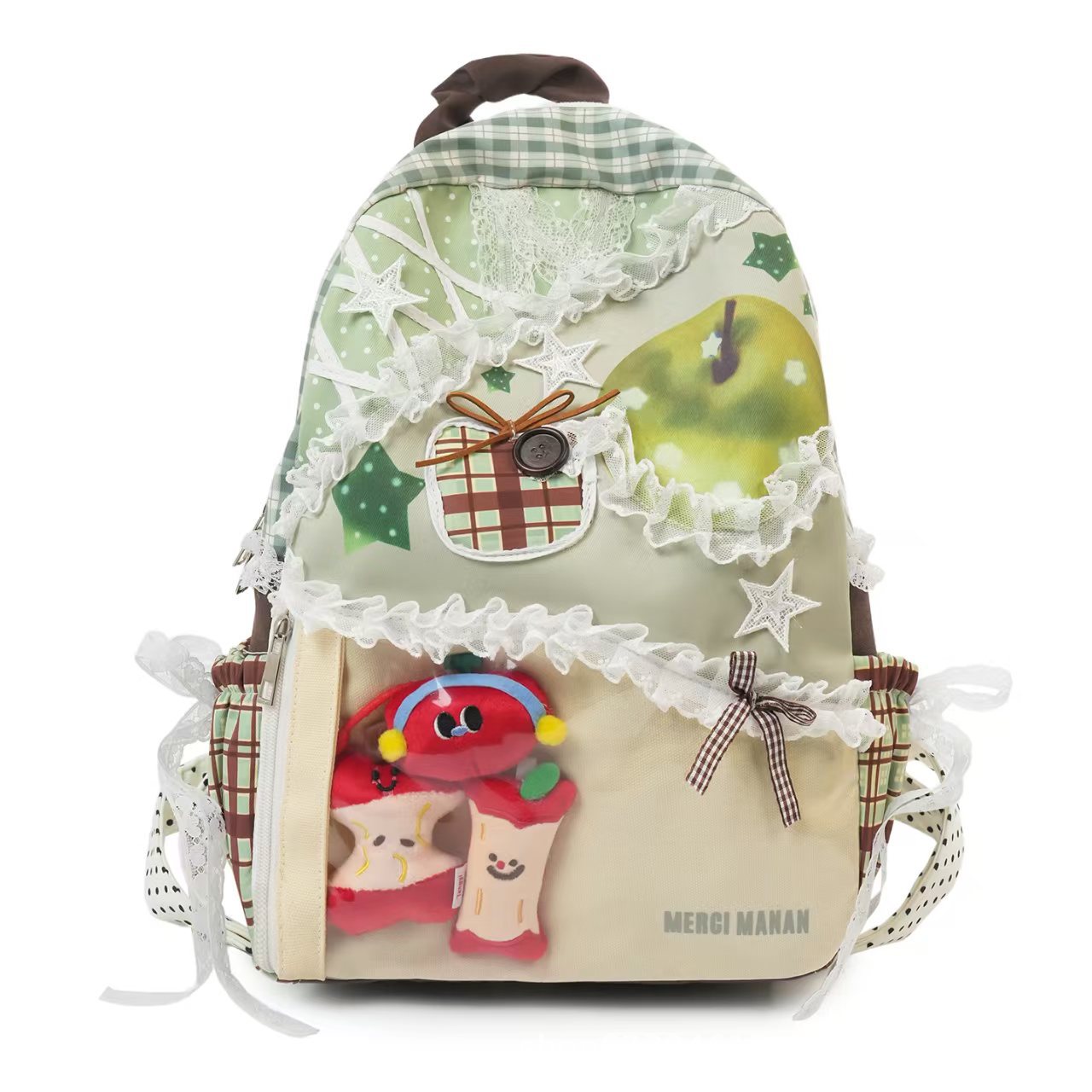 Verspielt Dekorativer Rucksack Brehn