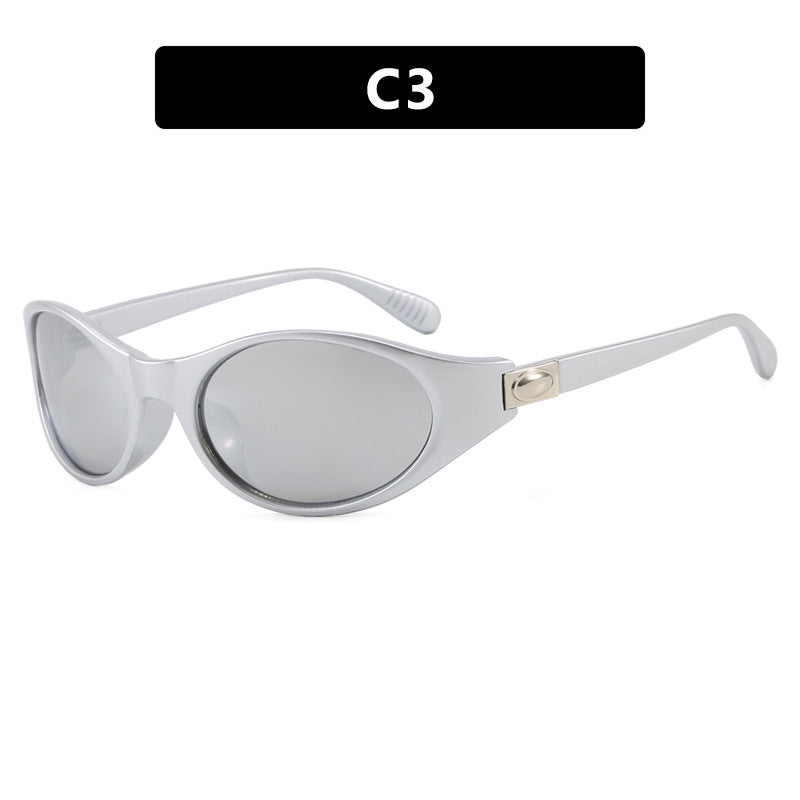 Damen stilvolle Sonnenbrille im eleganten Ovaldesign mit schützendem UV-Filter Brehn