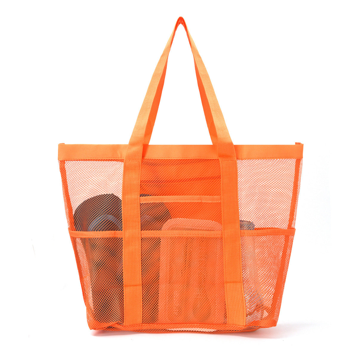 Praktische Strandtasche mit Netzdesign Brehn