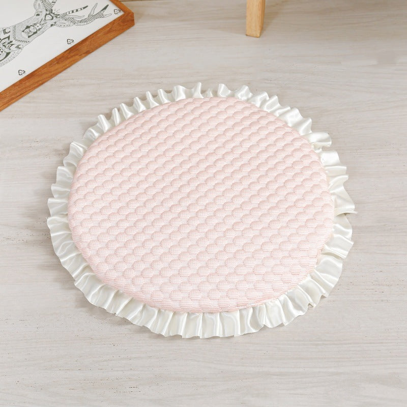 Damen Premium Sitzkissen mit Rüschen Brehn