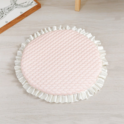 Damen Premium Sitzkissen mit Rüschen Brehn