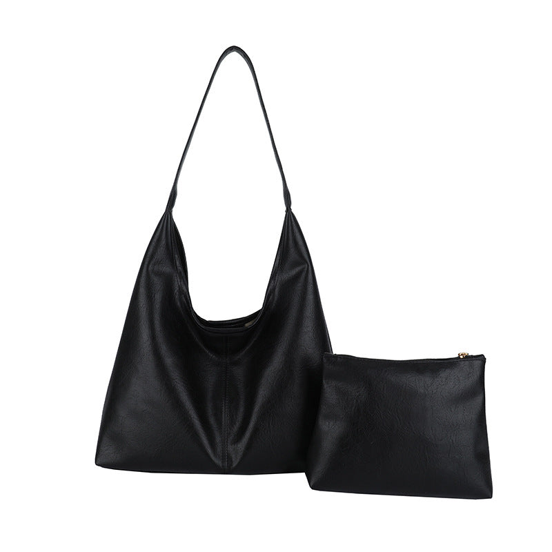 Zeitgenössische Leder Schultertasche Brehn
