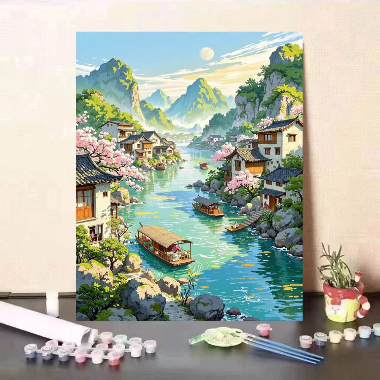 Scenic Landscape DIY Malen nach Zahlen Kunstset Brehn