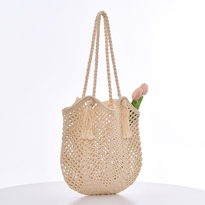 Handgefertigte Makramee Strandtasche Brehn