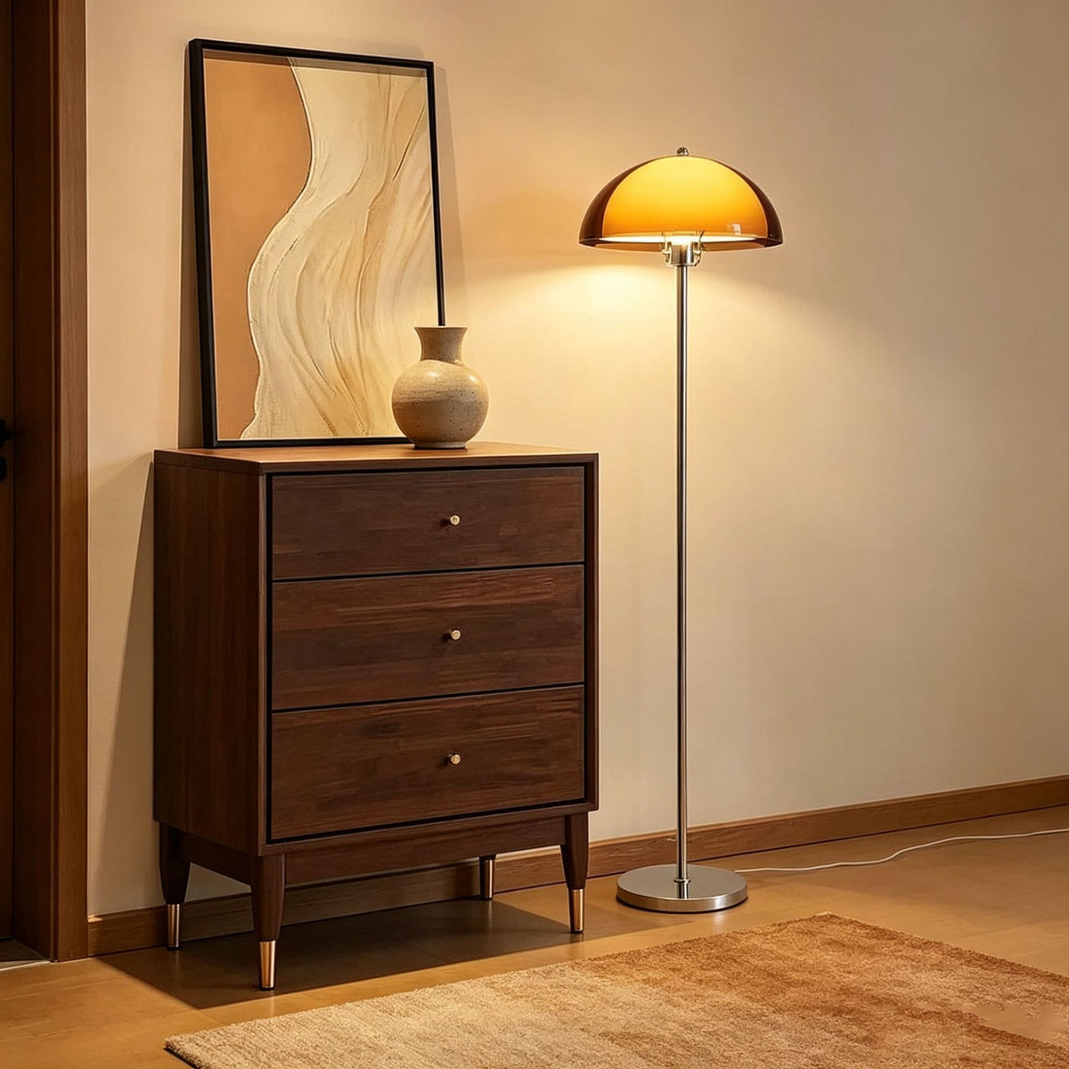 Stilvolle moderne Stehlampe