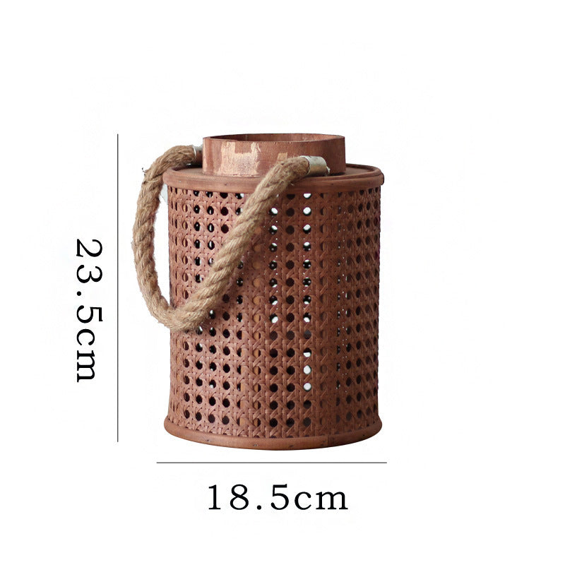 Dekorativer Laternenhalter aus Naturmaterial Brehn
