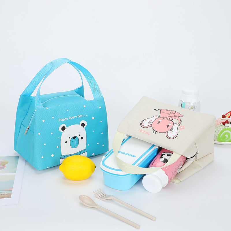 Süße Bärenprint isolierte Lunch-Tasche Brehn