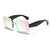 Damen quadratische Sonnenbrille mit innovativem Gestell Brehn