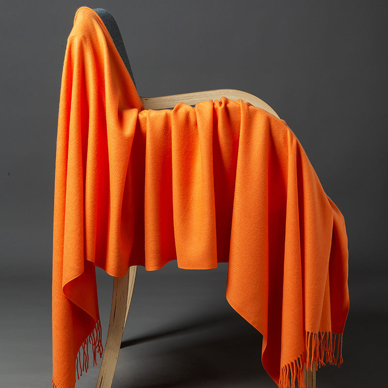 Luxuriöse Cashmere-Mischung Wurfdecke