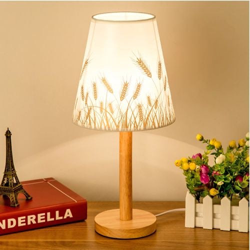 Natürliche Holz-Bodenlampe