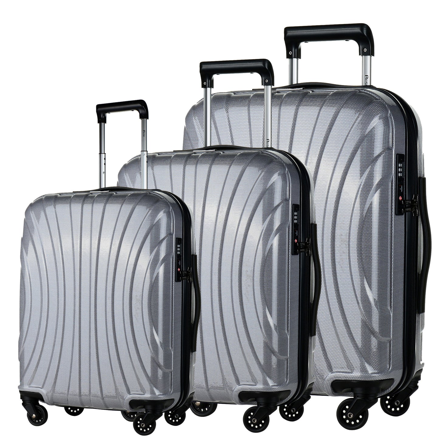 Unisex Vielseitiges Hartschalen-Reisegepäckset Brehn