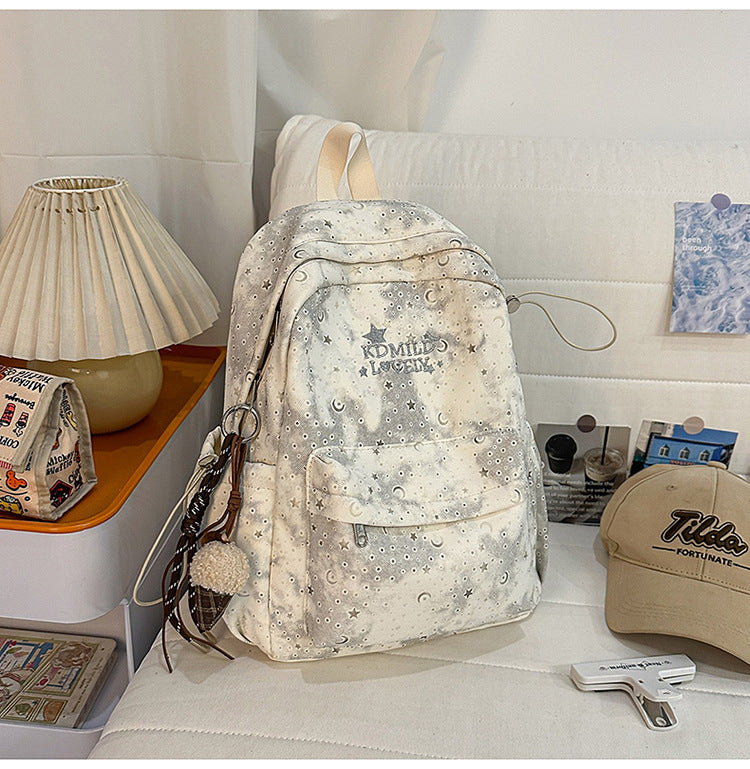 Künstlerischer Sternenhimmel Design Schulrucksack